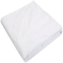 Hotel Terry Cloth Waterproof Mattress Protector White